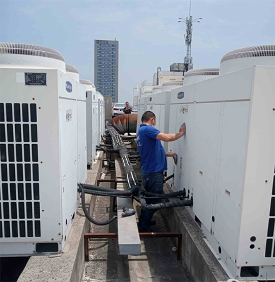 卧龙中央空调制热和不制冷系统维修方法